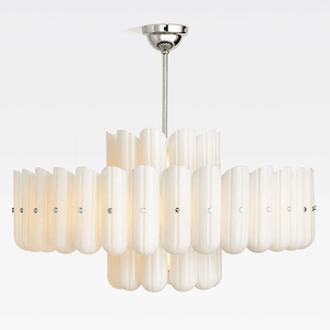 Seraphine Linear Fluted Glass Chandelier
