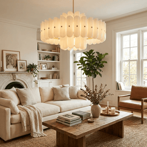 Seraphine Linear Fluted Glass Chandelier