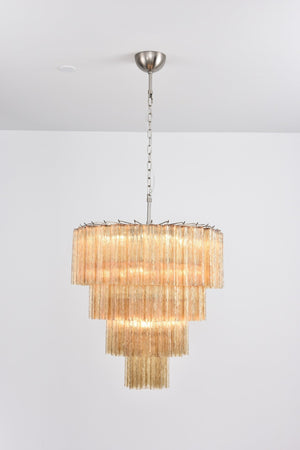 Serava Cascade Glass Chandelier