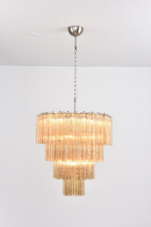 Serava Cascade Glass Chandelier