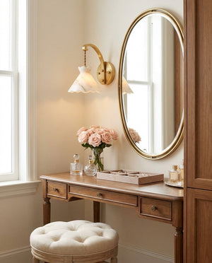 Serena Alabaster Wall Sconce