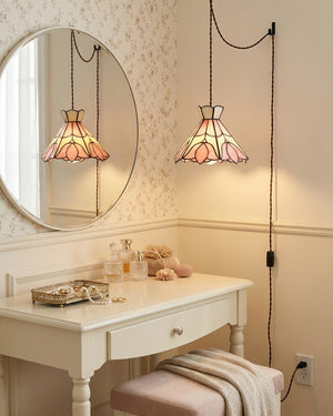 Serena Tiffany Plug In Pendant Light