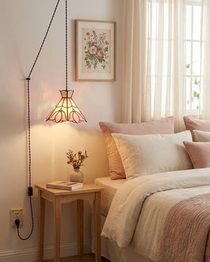 Serena Tiffany Plug In Pendant Light
