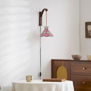 Serena Tiffany Plug In Wall Lamp