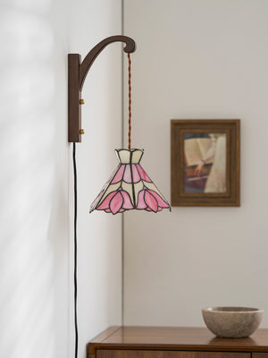 Serena Tiffany Plug In Wall Lamp