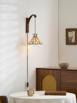 Serena Tiffany Plug In Wall Lamp