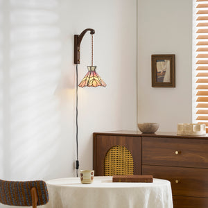 Serena Tiffany Plug In Wall Lamp