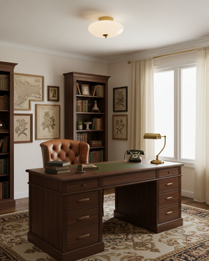 Serene Globe Ceiling Lamp