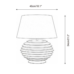 Serenity Strata Table Lamp
