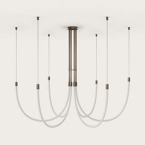 Serpentine Halo Chandelier