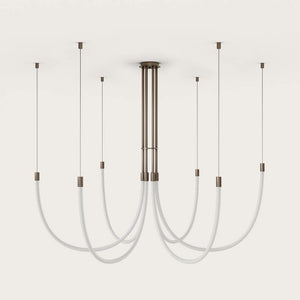 Serpentine Halo Chandelier