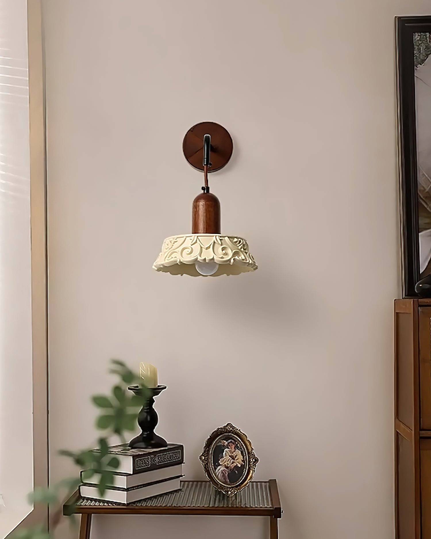 Lámpara de pared Shana 7,8″- 5,5″