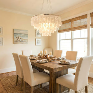 Shell Wind Chime Chandelier