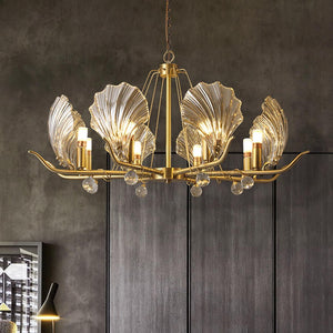 Shell Crystal Chandelier