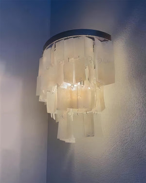 Shell Tiered Wall Lamp 9.8″- 10.2″
