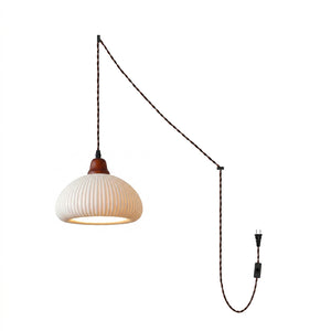 Sidra Ceramic Plug In Pendant Light
