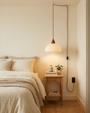 Sidra Ceramic Plug In Pendant Light