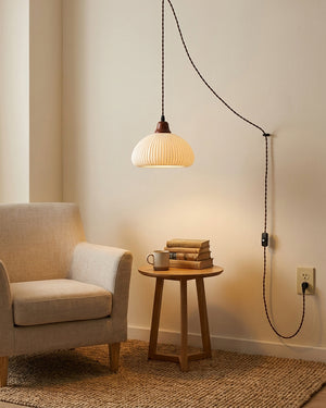 Sidra Ceramic Plug In Pendant Light