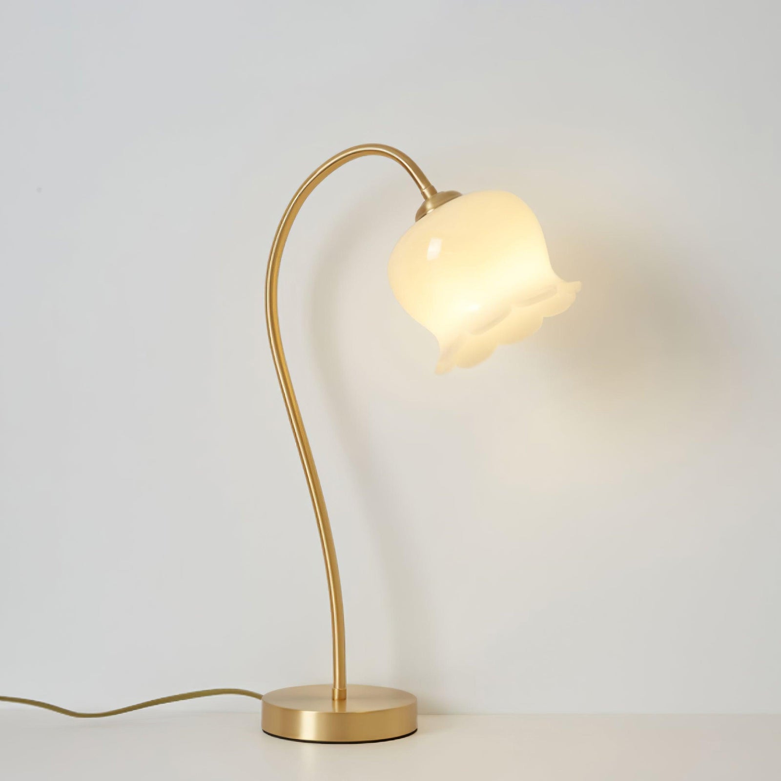 Siena Brass Table Lamp 5.9 - 20.4″ - Docos