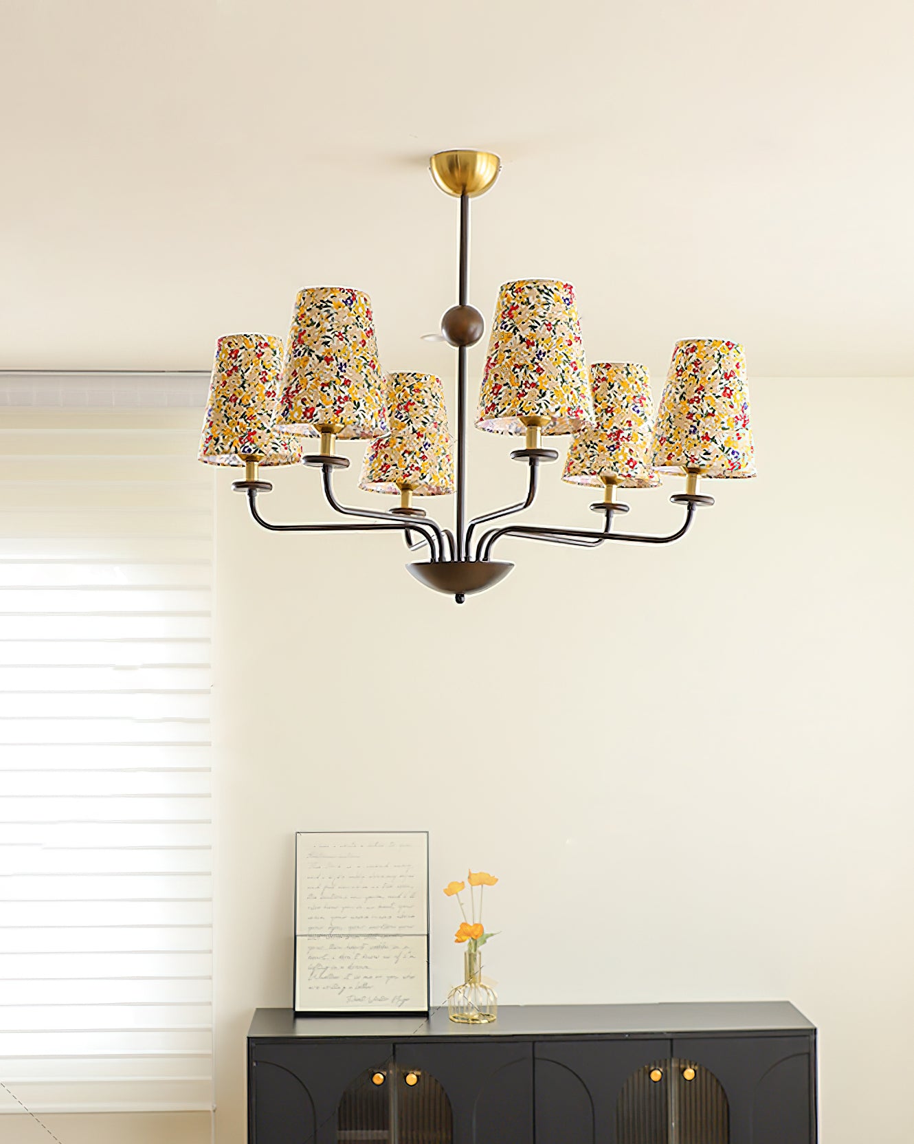 Siena Fabric Chandelier