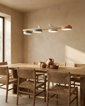 Sienna Bird Long Chandelier