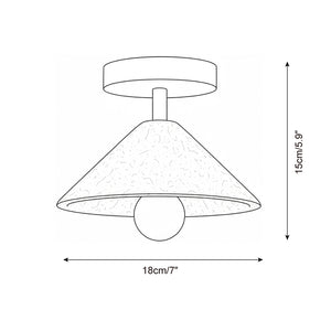 Sierra Travertine Ceiling Lamp