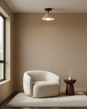 Sierra Travertine Ceiling Lamp