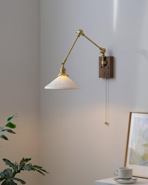 Silverton Swing Arm Wall Lamp 8.2″- 4.7″ - Docos