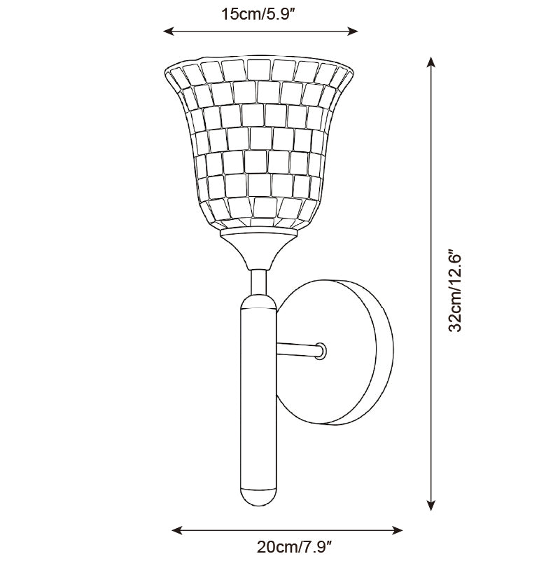 Silviora Applique murale — Plans de dimensions 2