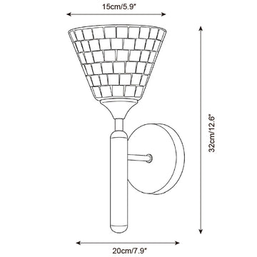 Silviora Wall Sconce — Dimension drawings 3