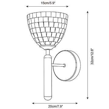 Silviora Wall Sconce — Dimension drawings 4