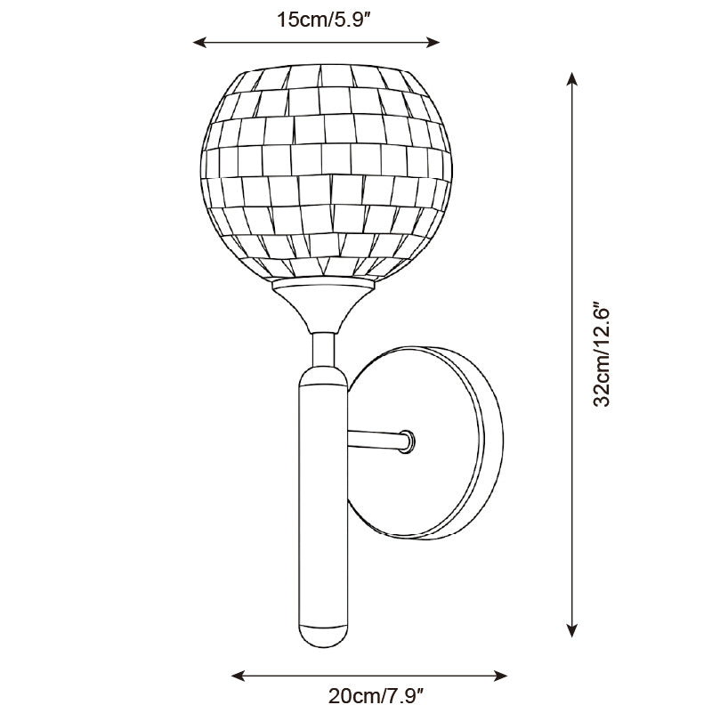 Silviora Applique murale — Plans de dimensions 5