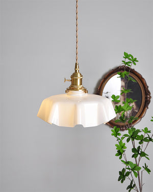 Skirted Ripple Pendant Lamp