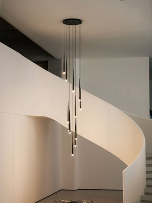 Slender Cone Chandelier