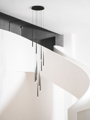 Slender Cone Chandelier