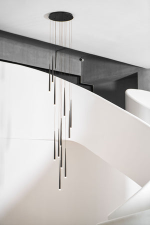 Slender Cone Chandelier