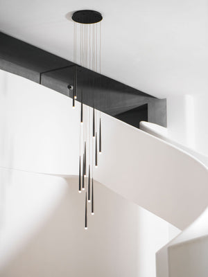 Slender Cone Chandelier