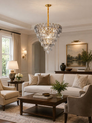 Smoke Gray Empire Chandelier