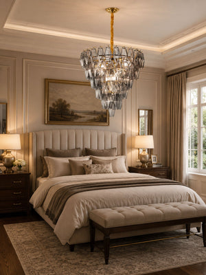 Smoke Gray Empire Chandelier