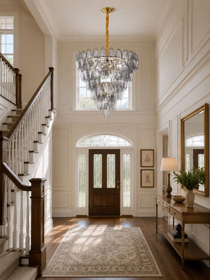 Smoke Gray Empire Chandelier