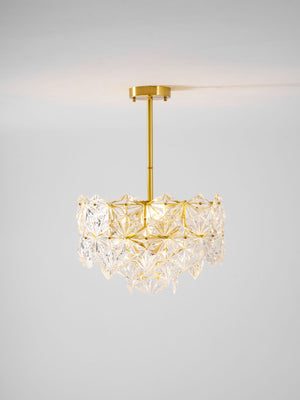 Snowflake Glass Chandelier