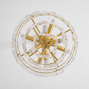 Snowflake Glass Chandelier
