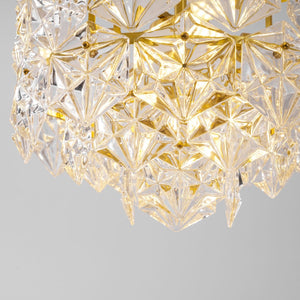 Snowflake Glass Chandelier