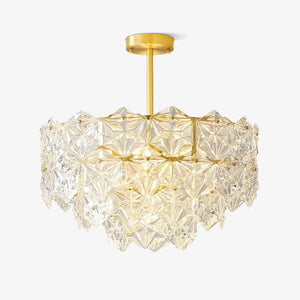 Snowflake Glass Chandelier