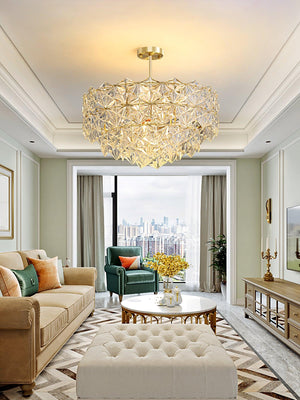 Snowflake Glass Chandelier