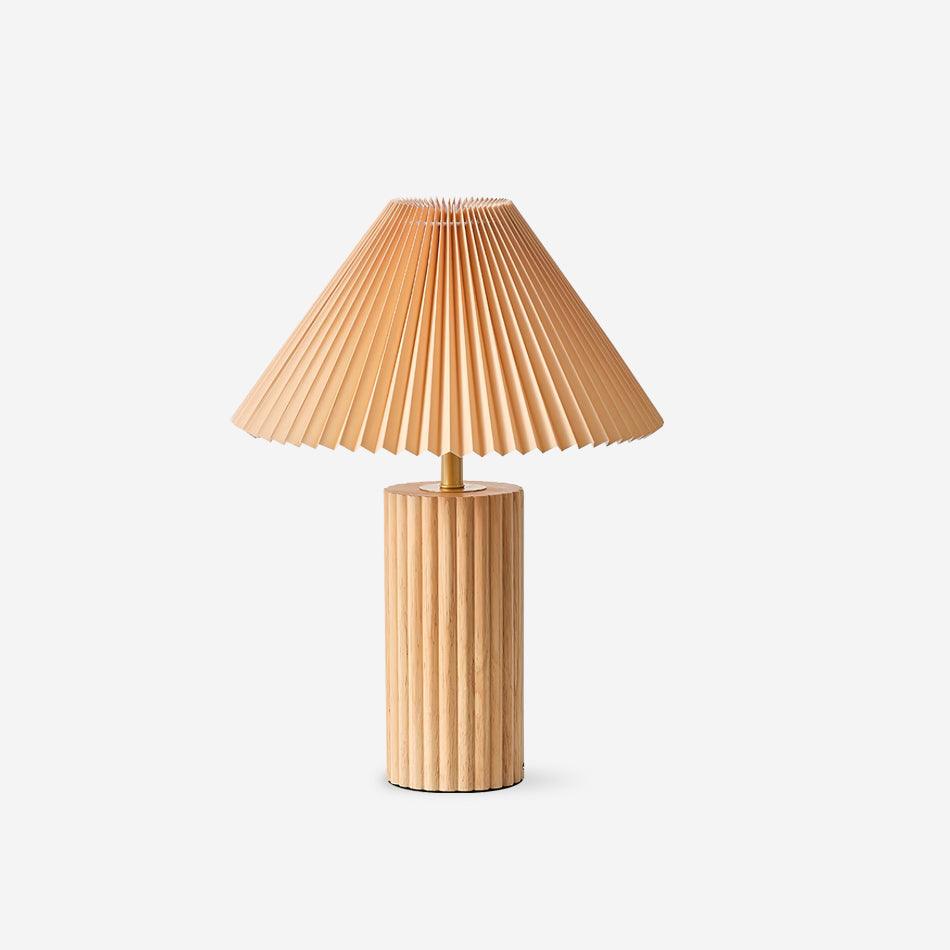 Solaire Pleated Table Lamp 13.7″- 19.8″ - Docos