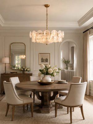 Solaris Disc Murano Chandelier