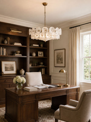 Solaris Disc Murano Chandelier