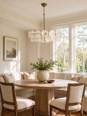Solaris Disc Murano Chandelier
