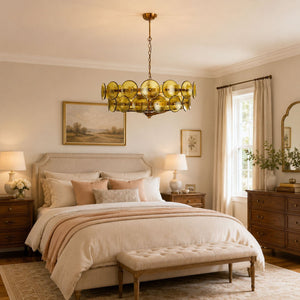 Solaris Disc Murano Chandelier